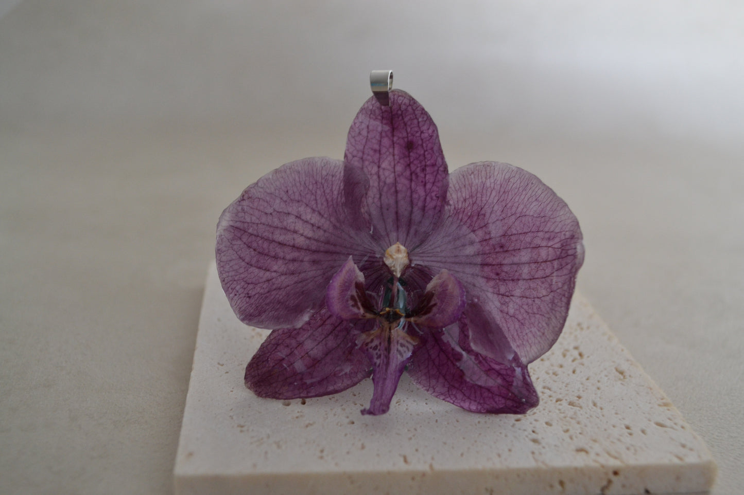 Pandantiv orhidee - Speranțe purpurii