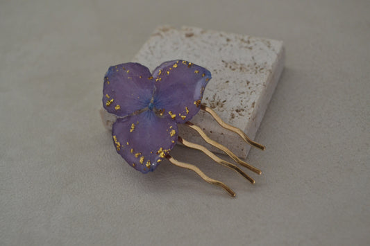 Accesoriu păr hortensie - Simplitatea naturii