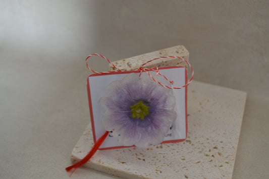 Broșă primula - Bucurie