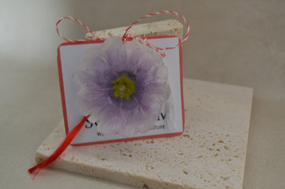 Broșă primula - Bucurie