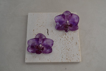 Cercei orhidee - Mister de toamnă