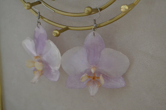 Cercei orhidee - Rafinament natural