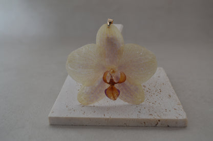 Pandantiv orhidee - Eleganță timidă