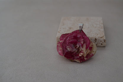 Pandantiv mini trandafir - Rose essence