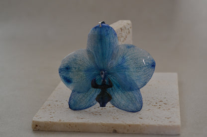 Pandantiv orhidee -  Electrical blue