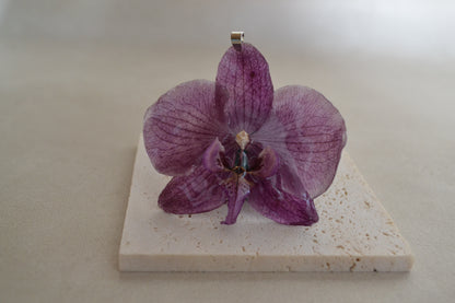 Pandantiv orhidee - Speranțe purpurii