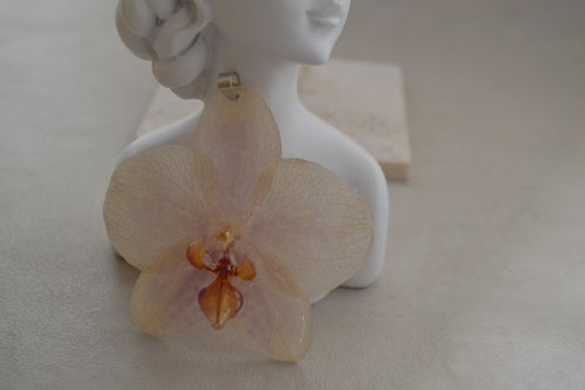 Pandantiv orhidee - Rasarit si apus